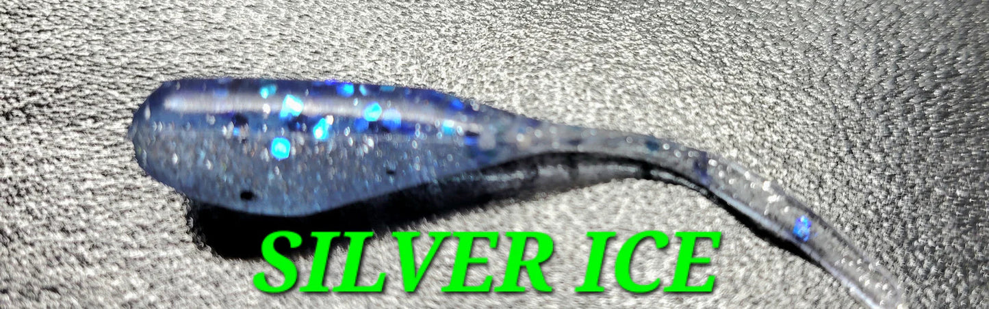 Sho-Me Shad - Silver Ice