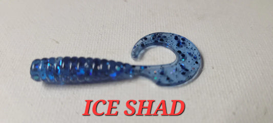 Curly Grub - Ice Shad