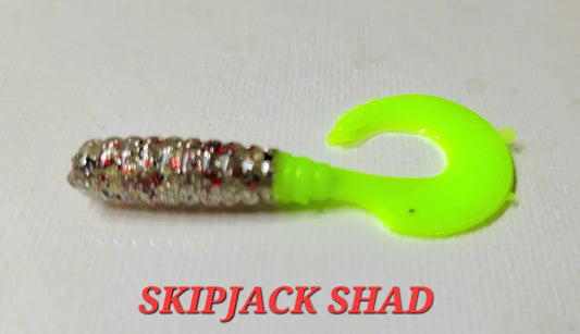 Curly Grub - Skipjack Shad