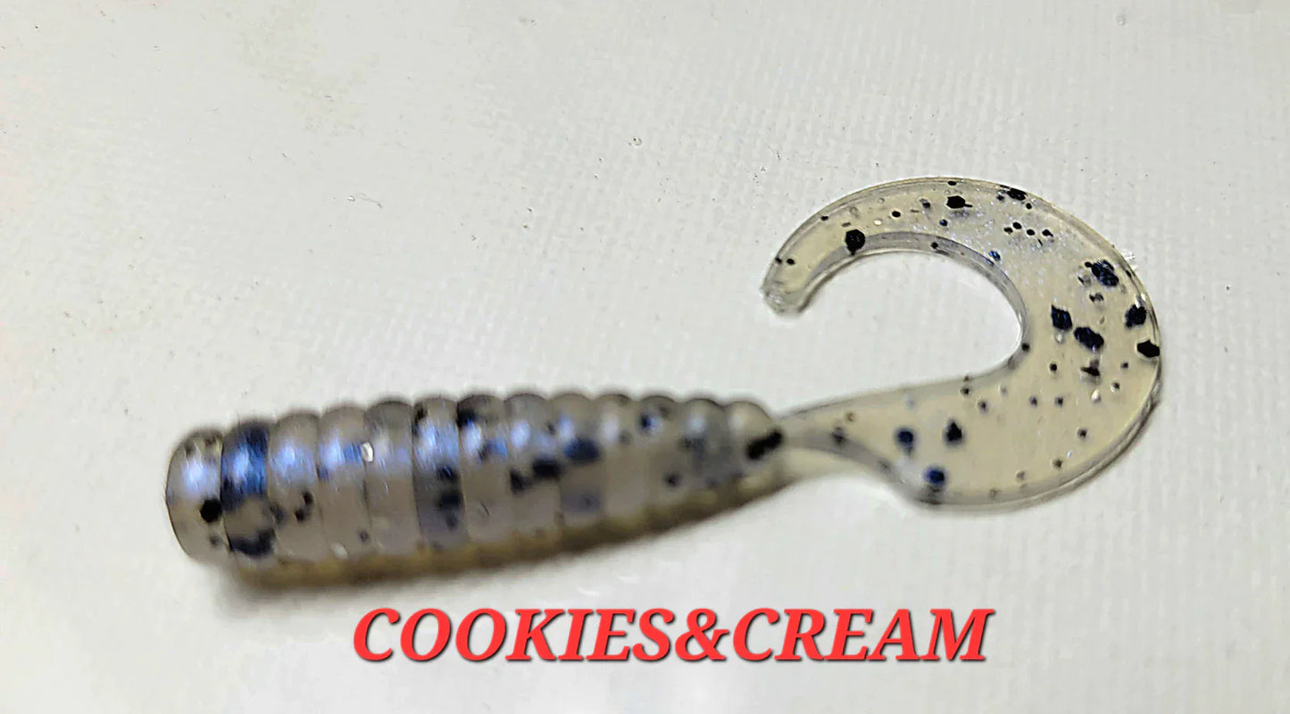 Curly Grub - Cookies & Cream