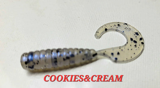 Curly Grub - Cookies & Cream