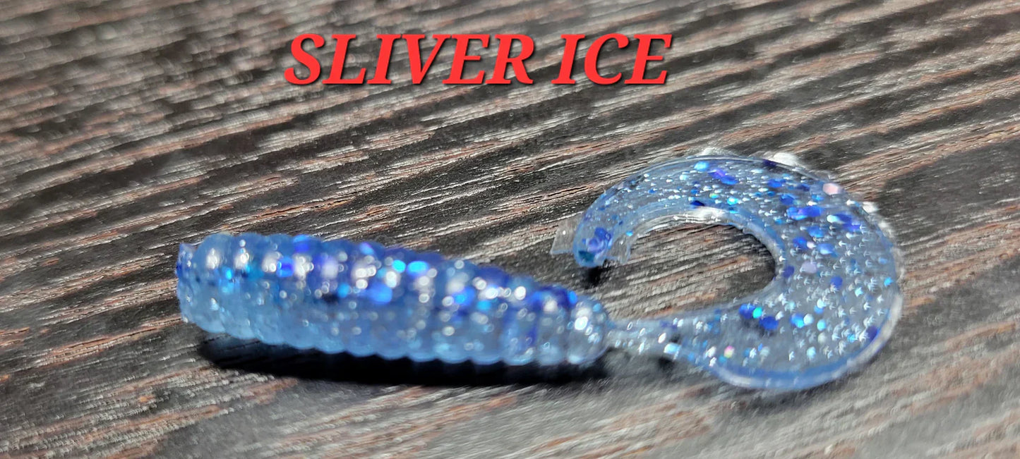 Curly Grub - Silver Ice