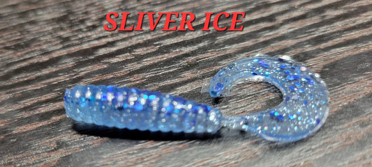 Curly Grub - Silver Ice