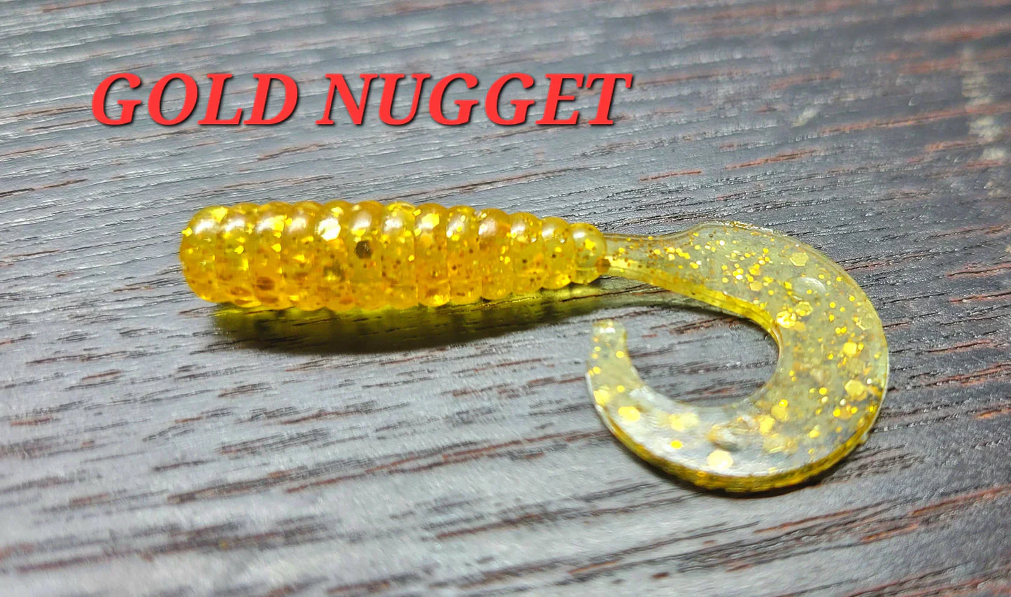 Curly Grub - Gold Nugget