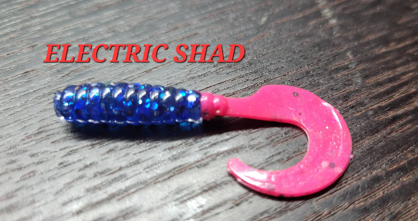Curly Grub - Electric Shad