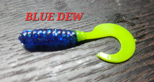 Curly Grub - Blue Dew