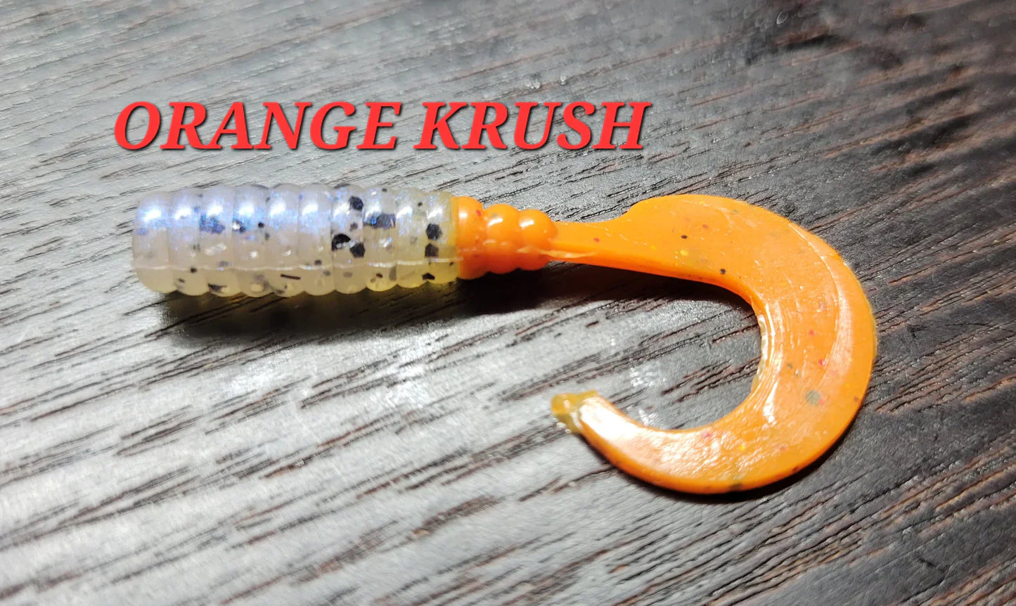 Curly Grub - Orange Krush