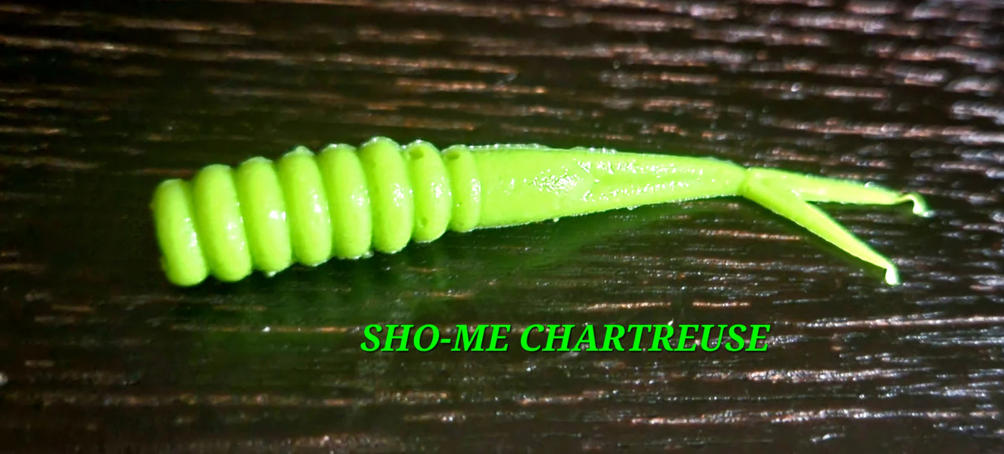 Split Tail Fry - Sho-Me Chartreuse