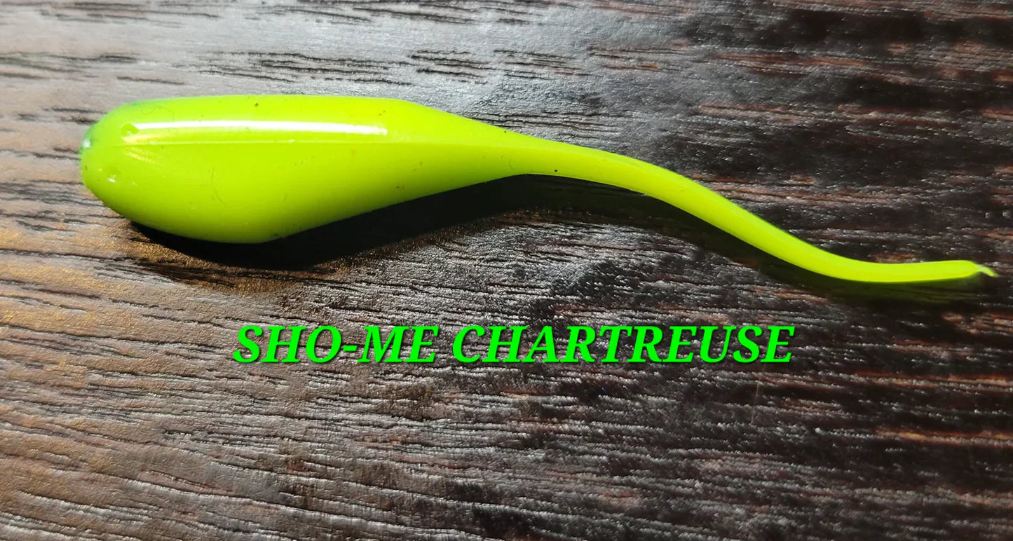 Sho-Me Shad - Sho-Me Chartreuse