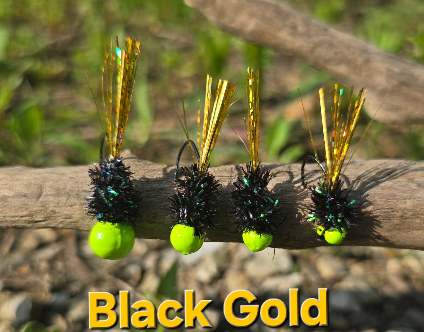 Hand Tie - Black Gold
