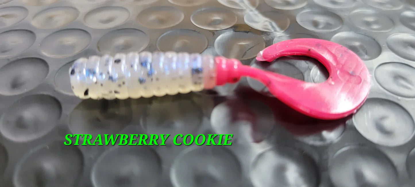 Curly Grub - Strawberry Cookie